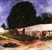 Edvard Munch Summer Night at Aasgaardstrand painting